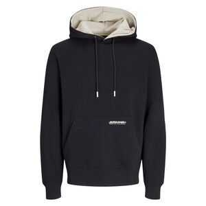 Jack And Jones Mens Elegacy Hoodie / Black